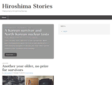 Tablet Screenshot of hiroshimastories.com